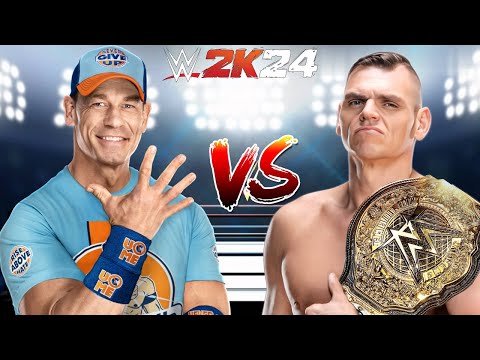 WWE 2K24 JOHN CENA VS. GUNTHER FOR THE WWE WORLD HEAVYWEIGHT CHAMPIONSHIP BELT!