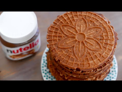 Pizzelles au Nutella | wa's Cuisine | ヌテラピゼル