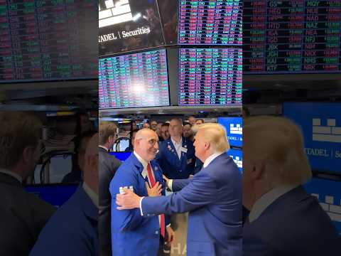 川普总统敲响纽交所开市钟 President Trump to ring the bell on the NYSE