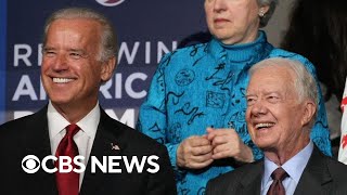 President Biden reacts to former President Jimmy Carter's death