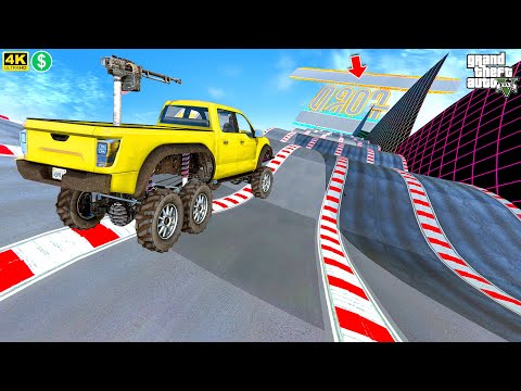 GTA 5 MEGA RAMP ▸ NO COPYRIGHT GAMEPLAY | 4K 60FPS | 814 | GTA Gameplay for TikTok & YouTube