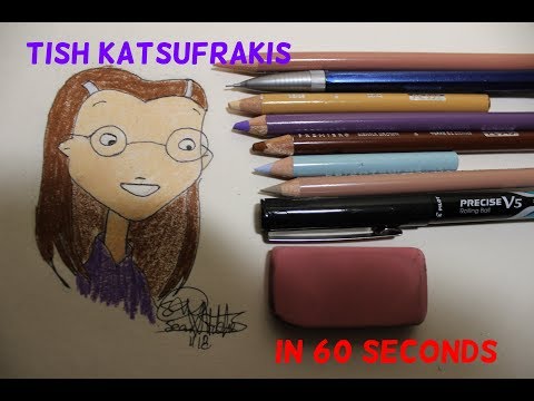 How I Draw Tish From The Weekenders In 60 Seconds