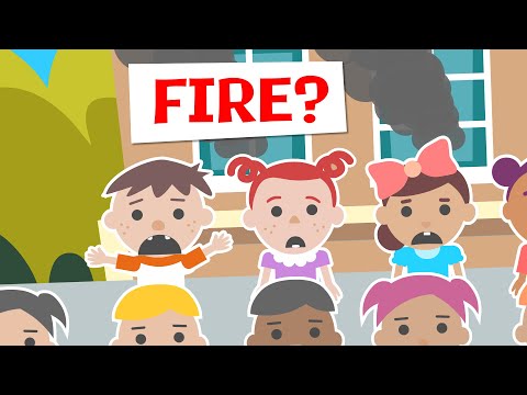 It’s a Fire Drill, Roys Bedoys! - Fire Drill Cartoon Video for Kids