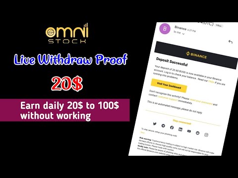 live withdraw proof 20$ | Omni stock | Earn money online | Make money online | 2023