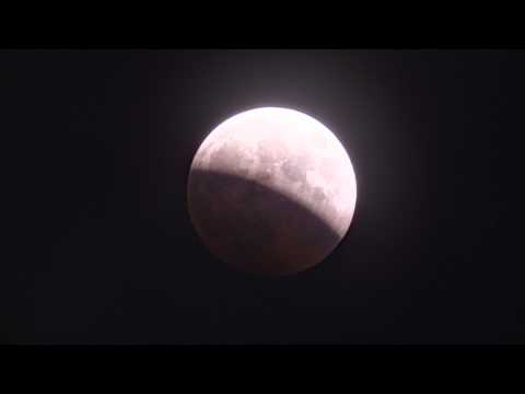 Time Lapse #101 皆既月食 2014 Total eclipse of the moon 4K