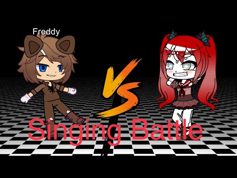 Circus Baby vs Freddy Fazbear singing battle (gacha club)