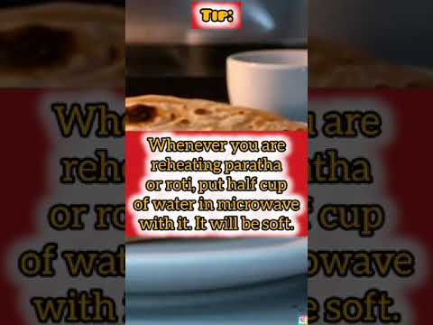 How to Reheat Roti in Microwave |Roti in Microwave #shorts #roti #microwave #reheat #howto #tips