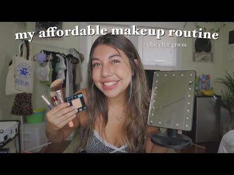 my natural & simple makeup routine *on a budget!* | chit chat grwm