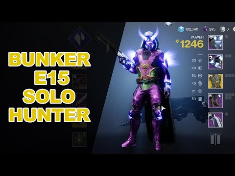 Legend Lost Sector E15 1250 - Clearing Bunker E15 Solo Hunter