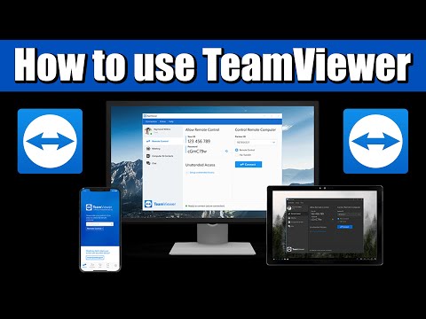 How to use Team Viewer 2022 (4k)