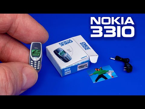 Nokia 3310 phone Miniature DollHouse. How to make mini Crafts.