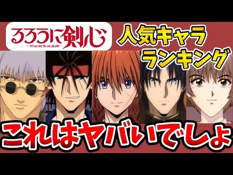 【るろうに剣心】人気キャラランキング！ここで？評価が分かれるランキング！【剣心の声】【緋村剣心】【斉藤壮馬】【神谷薫】【高橋李依】【斎藤一】【日野聡】【相楽左之助】【るろ剣】