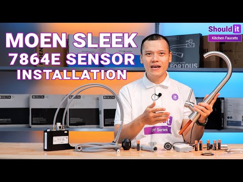 How to Install Moen Sleek MotionSense Wave Kitchen Faucet - Shouldit Kitchen Faucet Series