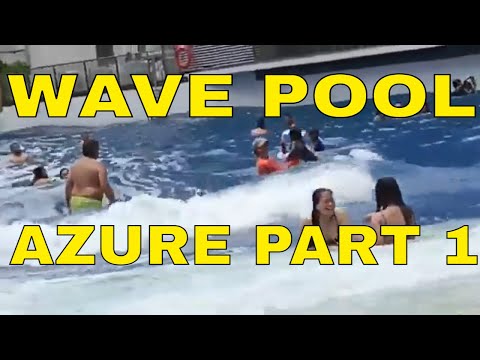 Vlog #1025 Wave Pool At Azure Beach Club Paris Hilton / PART 1