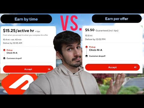 Doordash Earn By Time Vs. Earn Per Order | Taking Every DoorDash Order