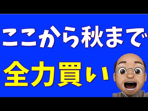 ここから秋まで全力買い【S&P500, NASDAQ100】