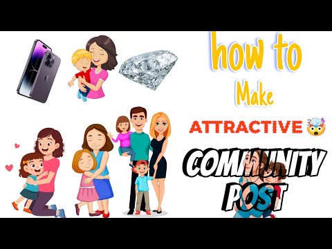 सिर्फ 2MIN में अट्रेक्टिव 🤯 COMMUNITY POST BNana सिखो । MAKE A ATTRACTIVE COMMUNITY POST IN 2MIN !