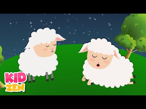 12 Hours of Relaxing Music for Kids: Shine Like the Stars 🐑 Cute Sleeping Video for Babies