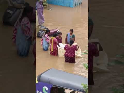 #rain #water #weather #flooding #vijayawada #amaravathi #trending #shorts #like #rainy #season