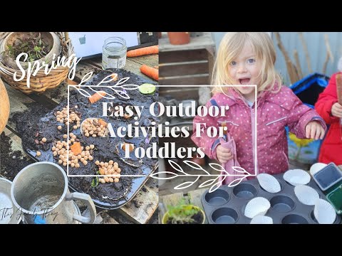 Outdoor Activities For Preschoolers In Spring | Spring Play Outdoors | Outdoor Activities Toddlers