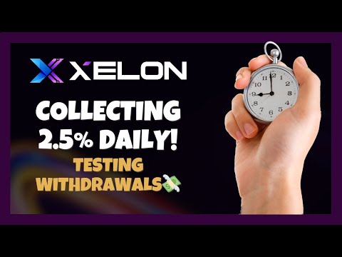 🚨 Rewarding? 🔑 My Xelon Journey So Far + LIVE Withdrawal Proof! 🎯Collecting 2.5% Daily