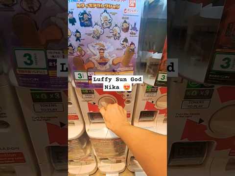 One Piece Gear 5 First try Gashapon Win Bandai BGC Mitsukoshi#shortsfeed #onepiece #luffy #shorts