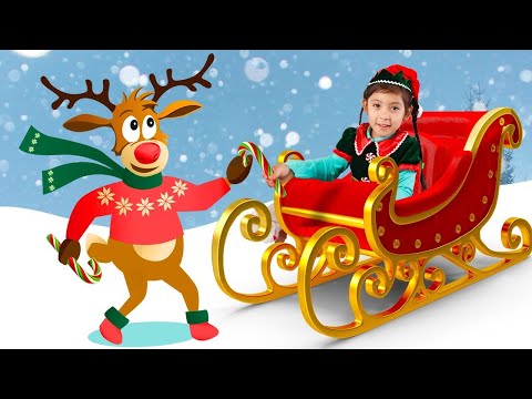 Maddie and Santa's Runaway Reindeer Rescue Christmas Adventure!