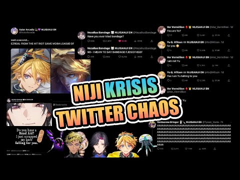 Nijisanji EN's 8th wave pre-debut twitter Krisis!