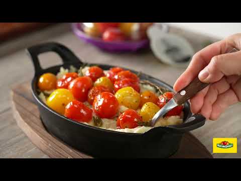 Mashed Potatoes with Roasted Tomatoes