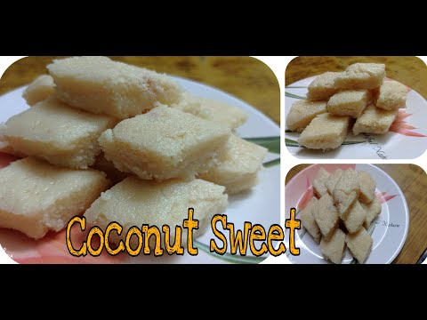 Coconut sweet recipe in tamil | தேங்காய் ஸ்வீட் | தேங்காய் மிட்டாய் | shanthi's jk arusuvai samaiyal