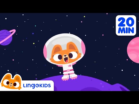 Learn the SOLAR SYSTEM 🚀🪐 Planets Song + More Lingokids Songs for kids