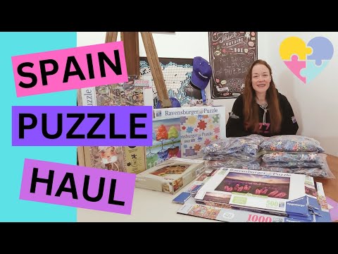 Spain Puzzle Haul - World Jigsaw Puzzle Championships 2023