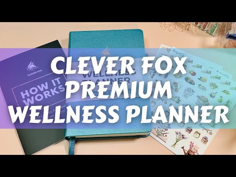 Review! | Clever Fox Premium Wellness Planner | Full Walk-Through