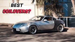 SLAMMING the 350Z! Silvers Neomax Coilovers Install