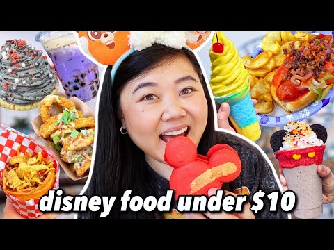 What to Eat at DISNEY on a BUDGET! Best Disneyland & DCA Foods UNDER $10 (ish)