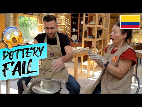 Failing at Pottery in El Carmen de Viboral