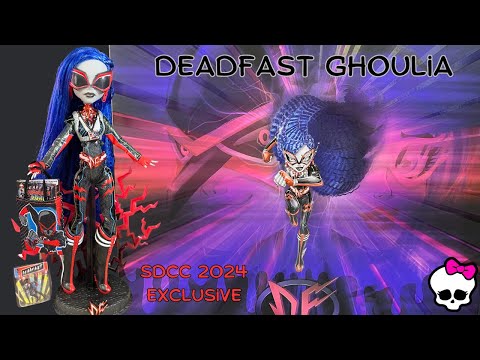 SDCC 2024 Exclusive Deadfast Ghoulia Unboxing! 💀 Monster High