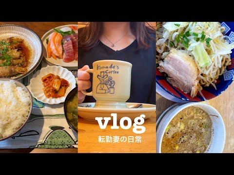 【vlog】ほどよく家事してのんびり過ごす苦手な梅雨の過ごし方☔️｜転勤妻の家電事情🧺｜自炊記録🍳