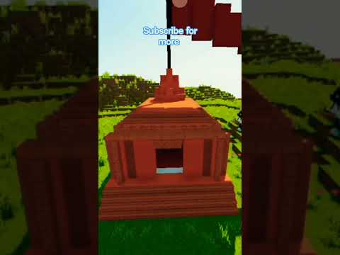 I Build Hanuman ji temple in Minecraft #shorts #viral #trending #minecraft #hack #hanumanji #temple