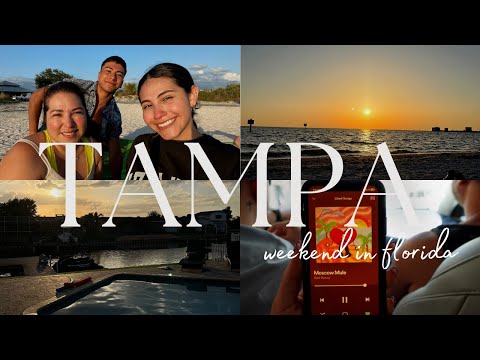 WEEKEND IN TAMPA | family vacay, clearwater beach, airbnb,  jetskiing , vlog