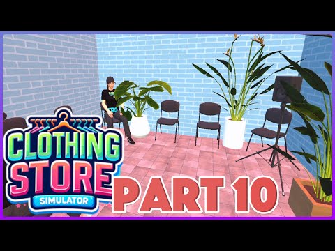 Creating a Cozy Staff Room for Our Employees! Clothing Store Simulator Part 10