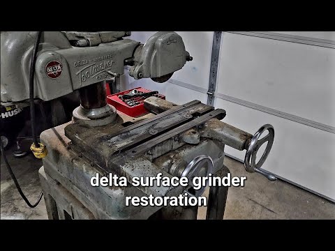 Delta toolmaker surface grinder rebuild part 1 disassembly and cleaning