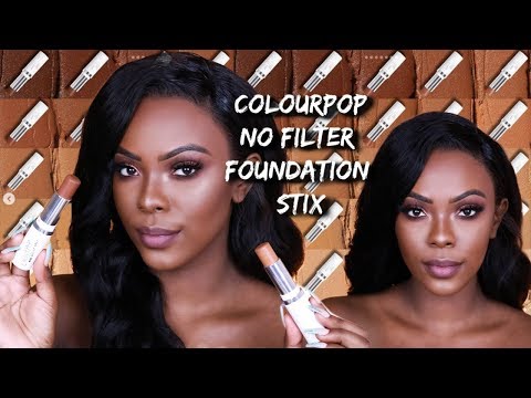 Colourpop No Filter Foundation Stix | Oily Skin Friendly ? 8 Hr Wear Test