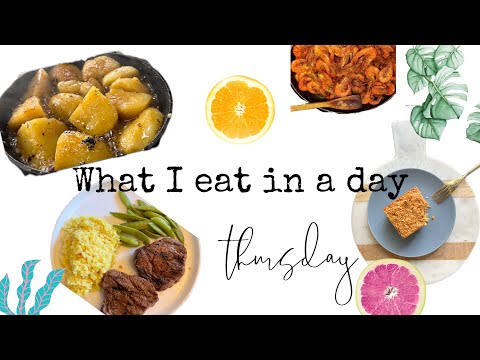 #6 What I Eat In A Day |  Greek Lemon Potatoes | Garlic Tomato Rice|ビーチご飯｜ギリシャ風レモンポテト｜ガーリックトマトライス