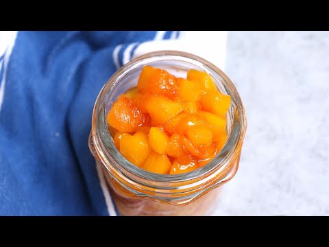 Peach Compote (How to Make Simple Peach Sauce)