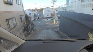 4K 愛知県日進市 住宅街にある2つの急坂