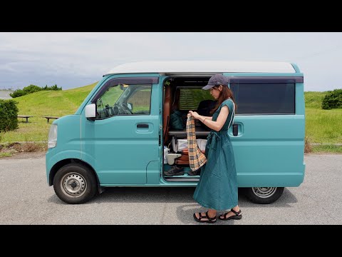 Living in a minivan and leisurely traveling in Chiba.