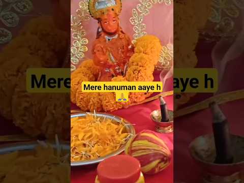 hanuman ji ki pooja 🙏#shorts#trending #youtubeshorts #viral #ytshorts #hanuman #poojanvidhi #shriram