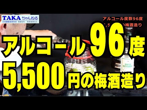 【情熱実験】アルコール96度❢5500円の青梅酒造り「備忘&仕込みの巻」