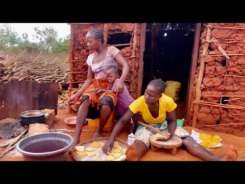 #cooking Pumpkin Doughnuts For Breakfast With Our Traditional African Village Moms In a Remote Setup